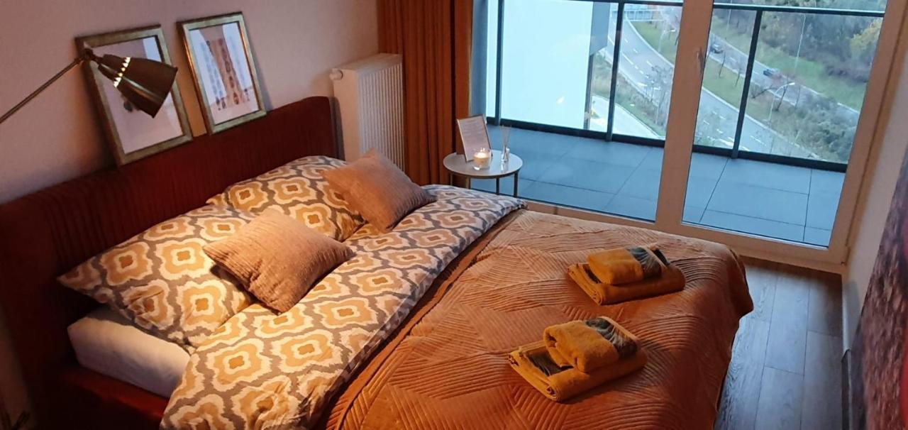 Apartament Bursztynowy Modern Tower Gdynia Extérieur photo
