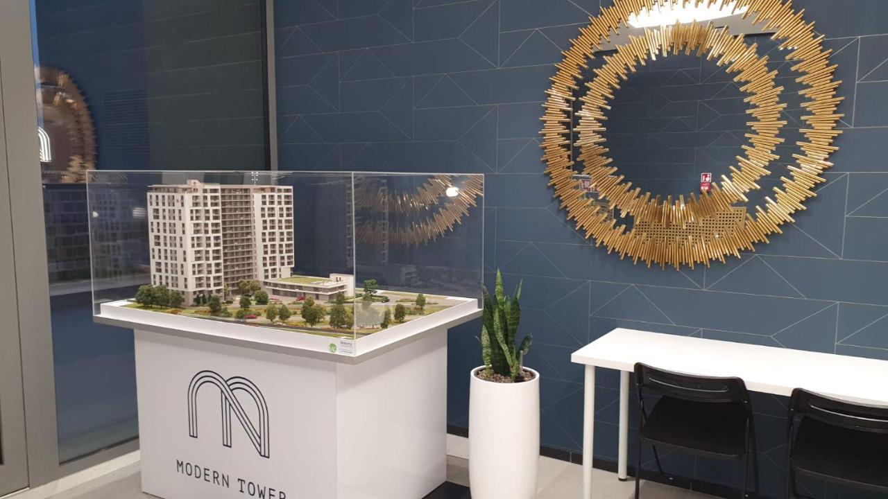 Apartament Bursztynowy Modern Tower Gdynia Extérieur photo