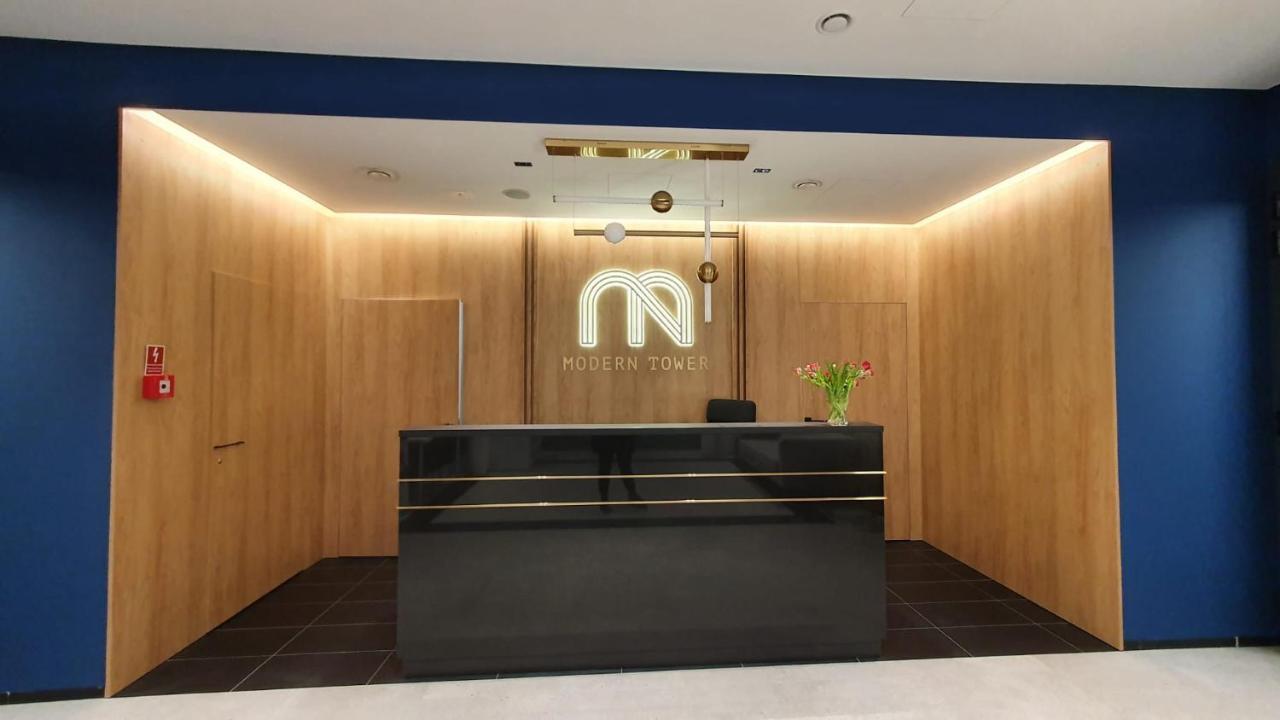 Apartament Bursztynowy Modern Tower Gdynia Extérieur photo