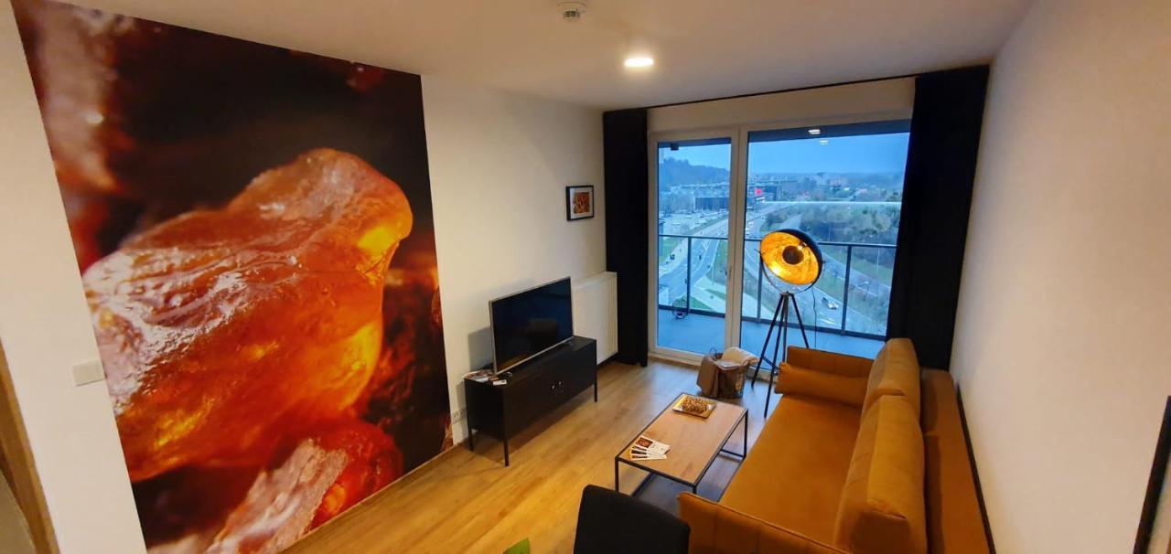 Apartament Bursztynowy Modern Tower Gdynia Extérieur photo